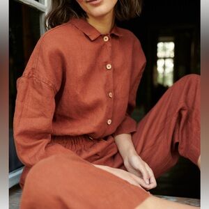 Linenfox Work Jumpsuit